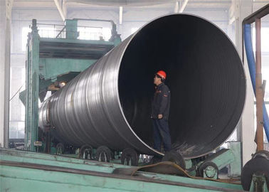 품질  Spiral Welded Steel SSAW Pipe / Steam And Low Pressure Liquid Pipeline 공장