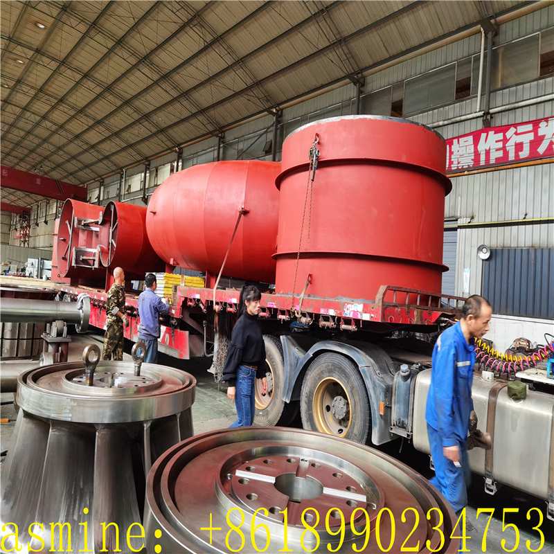 고전압 프랜시스 터빈 발전기 - 10kV 스테인리스 스틸 러너 재료