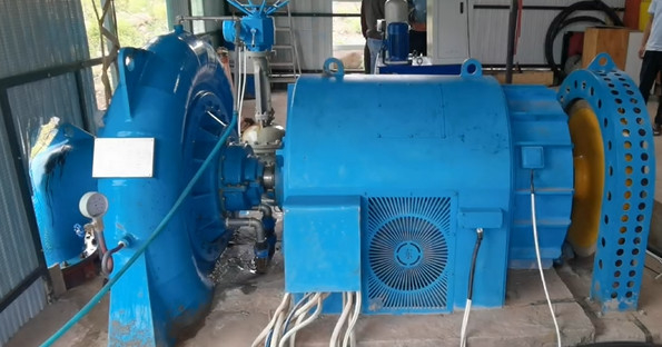 4mW 용량 지속가능한 발전소용 프랜시스형 수력 터빈