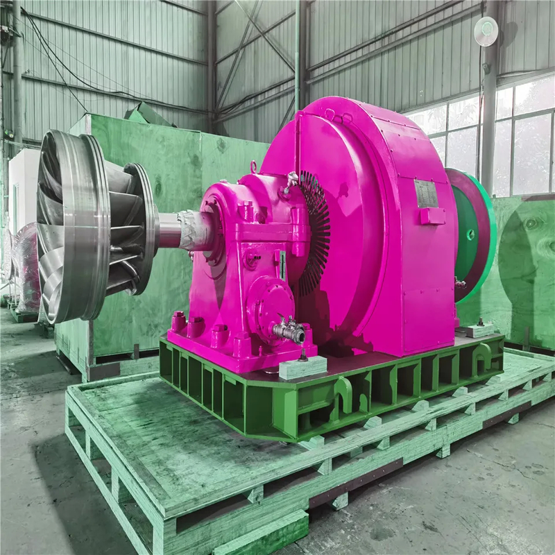 수직/평평 물 터빈 발전기 450-1000rpm 속도 범위 200kw-20mw 전력 출력
