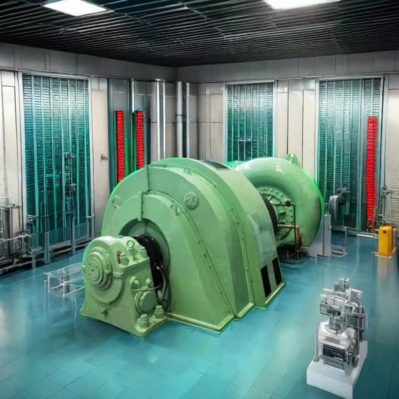 수직/평평 물 터빈 발전기 450-1000rpm 속도 범위 200kw-20mw 전력 출력