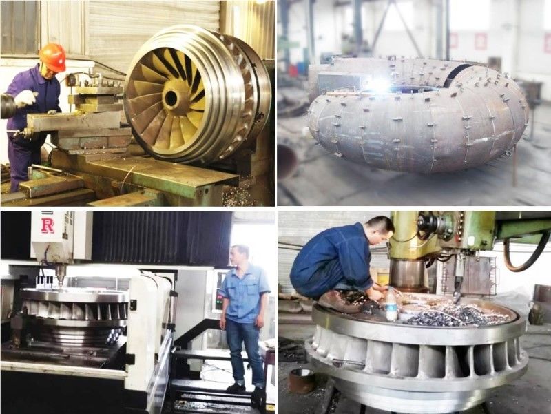 브러시리스 또는 정적 여자 시스템 수력 터빈 러너, OEM 유연성 및 10 MPa의 유입 압력 제공, 수력 발전 시스템에 최적화