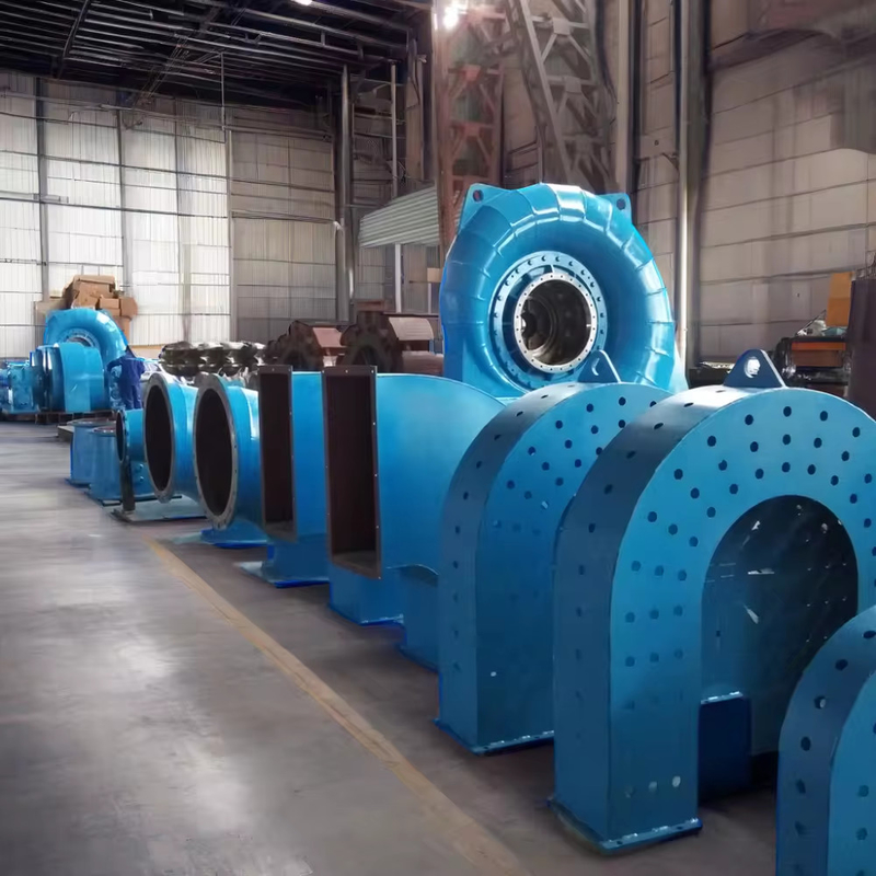 50HZ 주파수 수력 터빈 발전기 88-96% 효율과 300kw-20mw의 높은 용량