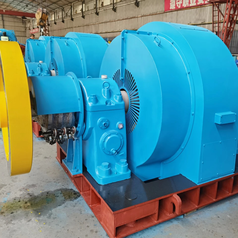스테인리스 스틸 카플란 수력 터빈 발전기 100-20MW 0.8-0.9 전력 요인 사용자 정의 색상