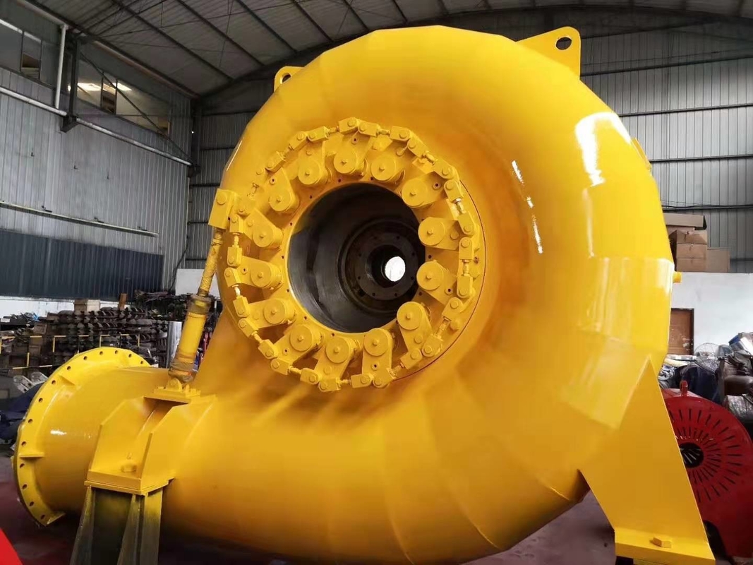 수직 또는 수평 프랜시스 터빈 발전기 400V 800V 6.3kV 10kV