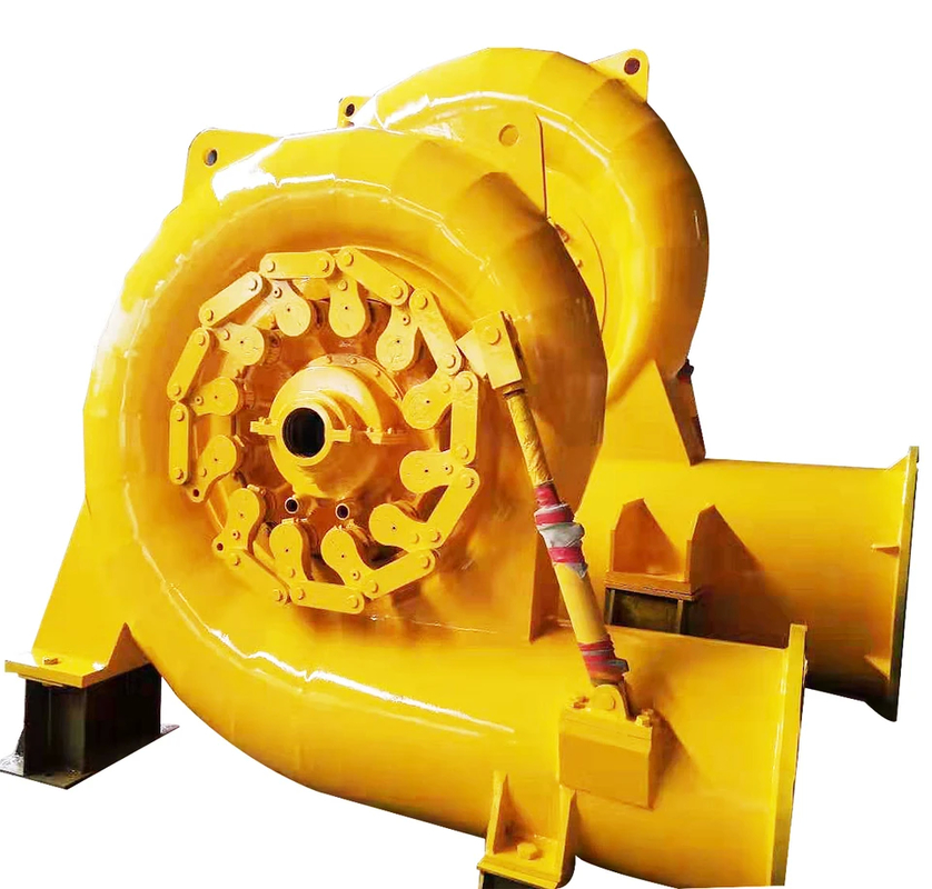 강철 및 스테인리스 용량 수력 터빈 발전기 200kw-20mw 출력 450-1000rpm 회전