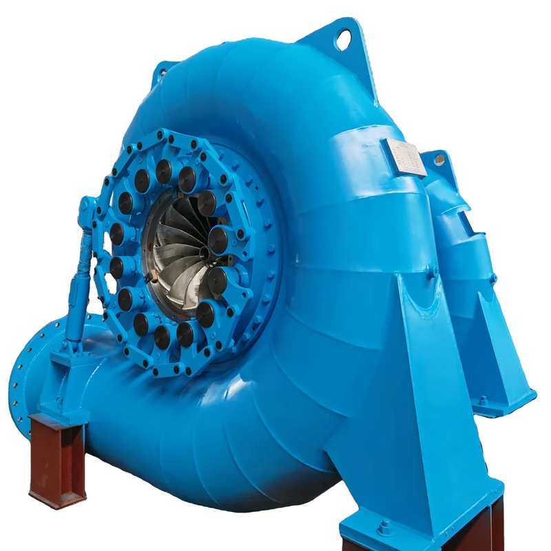 수직 또는 수평 프랜시스 터빈 발전기 자동 제어 모드 300KW-20MW 400V 800V 6.3kV 10kV 등급