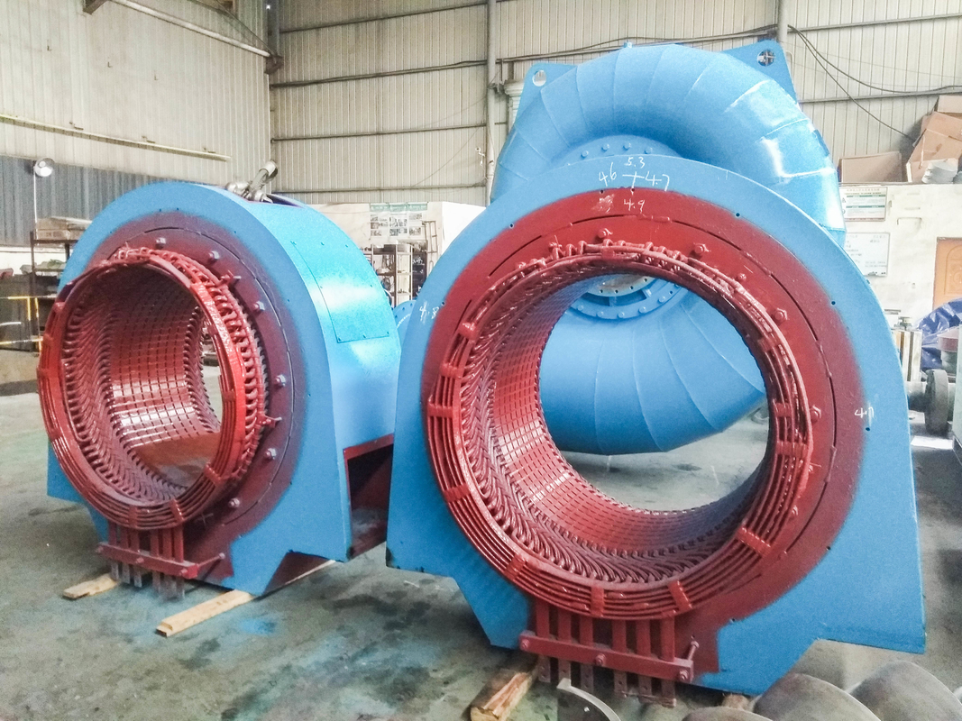 수력 발전소용 콤팩트 300Kw-20Mw 스테인리스 스틸 프랜시스 수력 터빈 발전기