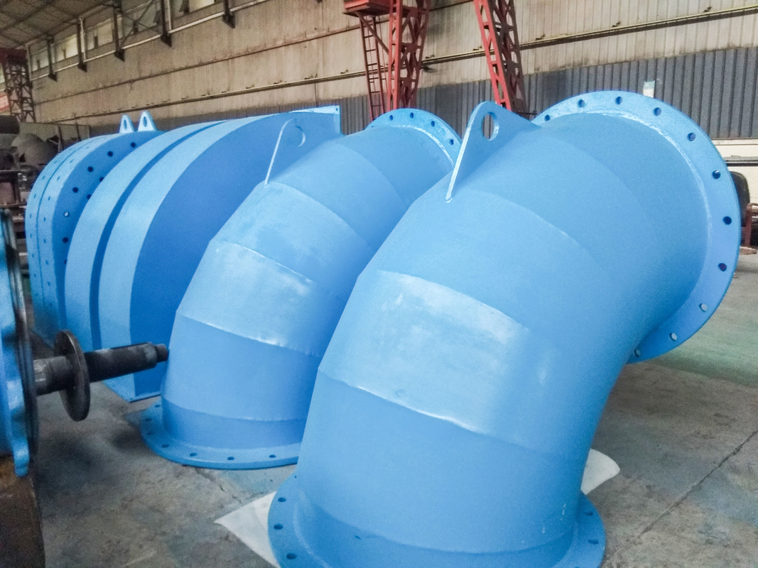 수직 또는 수평 프랜시스 터빈 발전기 400V 800V 6.3kV 10kV 50Hz/ 60HZ 20m-300M 등급 물 머리