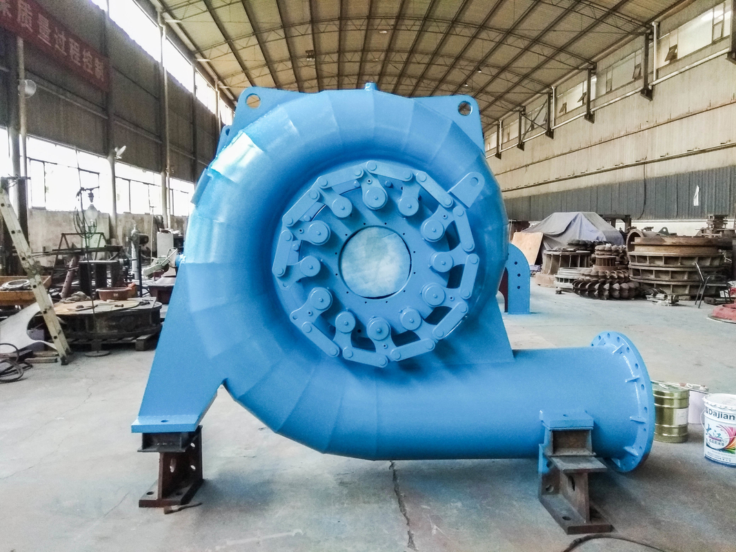 50HZ 주파수 수력 터빈 발전기 88-96% 효율과 300kw-20mw의 높은 용량