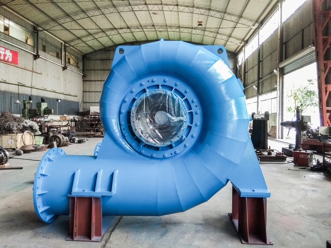 50HZ 주파수 수력 터빈 발전기 88-96% 효율과 300kw-20mw의 높은 용량