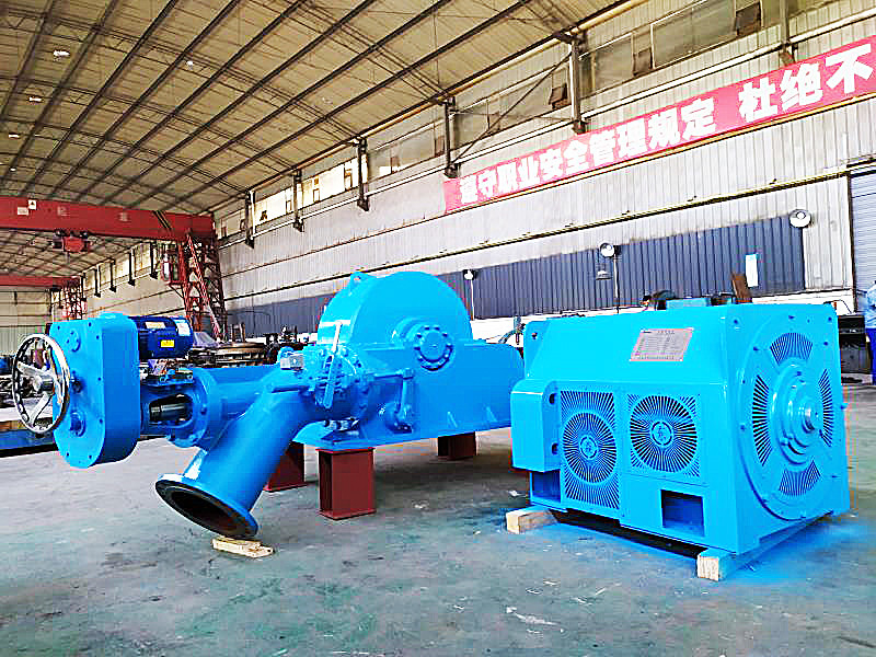 200kw-20mw 맞춤형 물 터빈 실내/외부 등급 주파수 공기/물 냉각