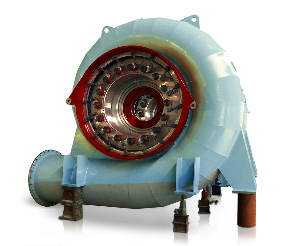 220V-690V 물 터빈 발전기 브러쉬리스 흥분 모드 200kw-20mw 전력 출력