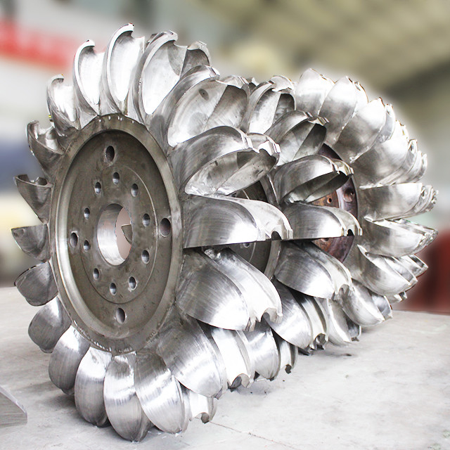 철철 펠튼 휠 터빈 발전기 가등 전류 100A-1000A 100KW-50MW