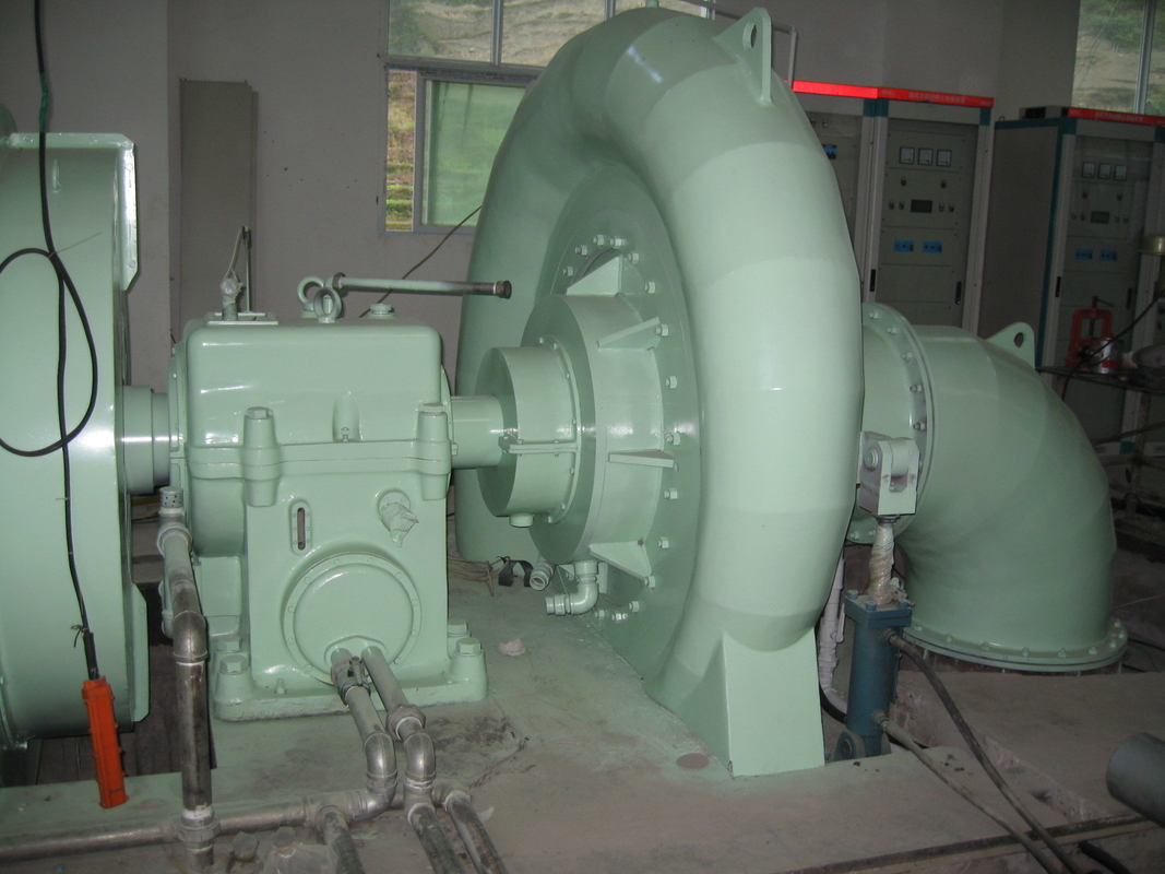 내구성 높은 머리 물 터빈 용량 5m-500m 물 머리 200kw-20mw