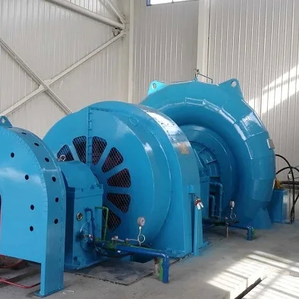 내구성을 위한 수력 터빈 발전기 용량 200kw-20mw 물 머리 450-1000rpm에서 5m-500m
