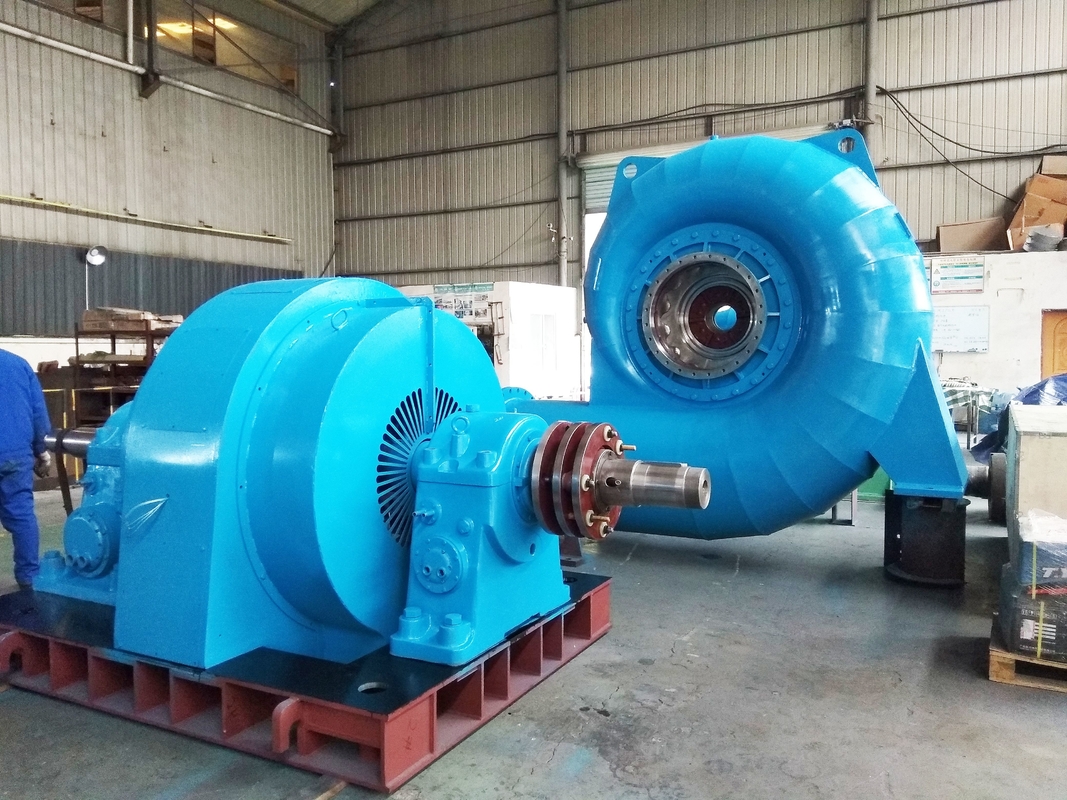 3200kw ~ 5000kw 수력 발전기 물 터빈 수력 발전기 위한 프랜시스 터빈 대체 발전기