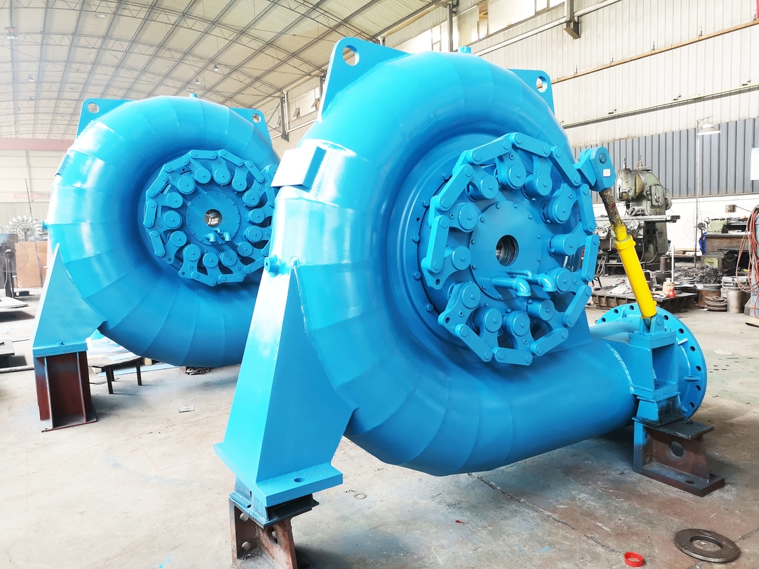 스테인리스 스틸 프랜시스 터빈 발전기 90%~96% 효율과 300KW~20MW 전력