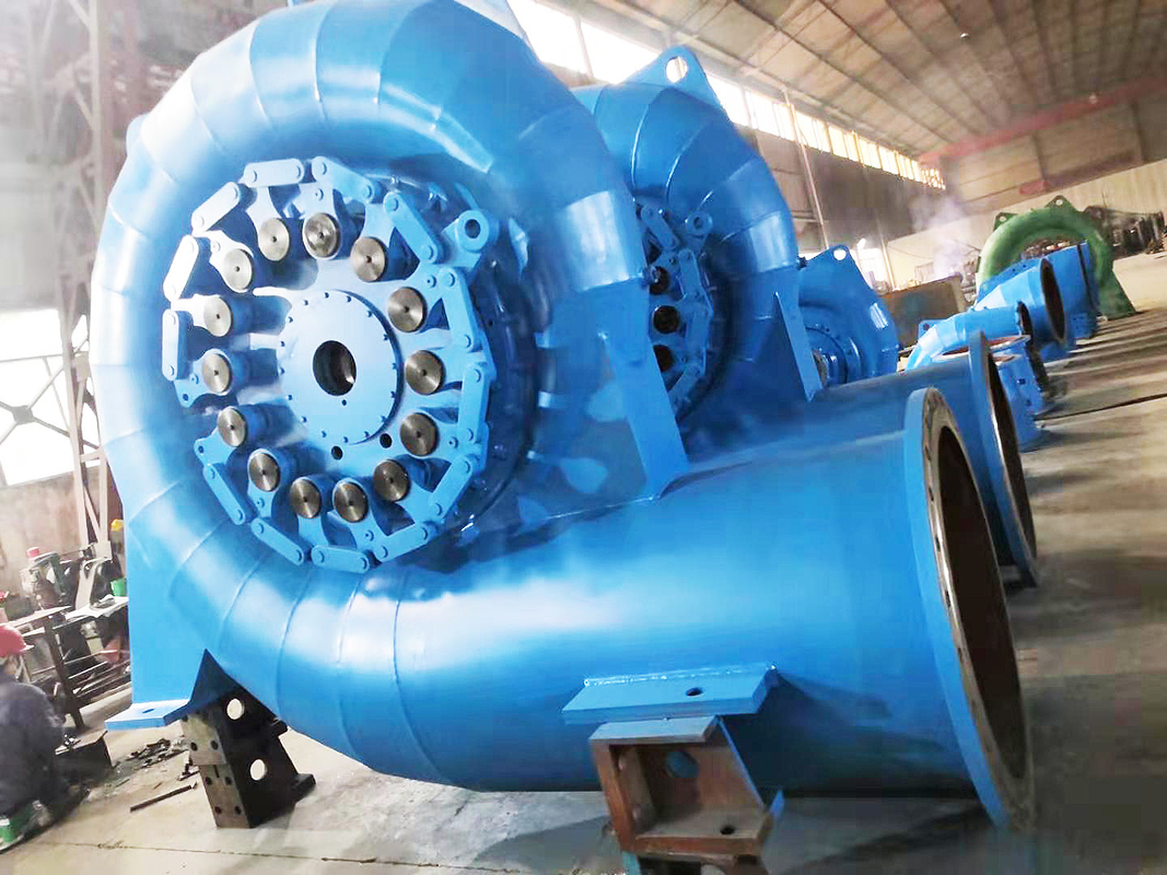 스테인리스 스틸 프랜시스 터빈 발전기 90%~96% 효율과 300KW~20MW 전력