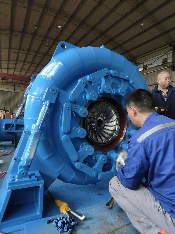용량 200kw-20mw를 위한 높은 헤드 워터 터빈