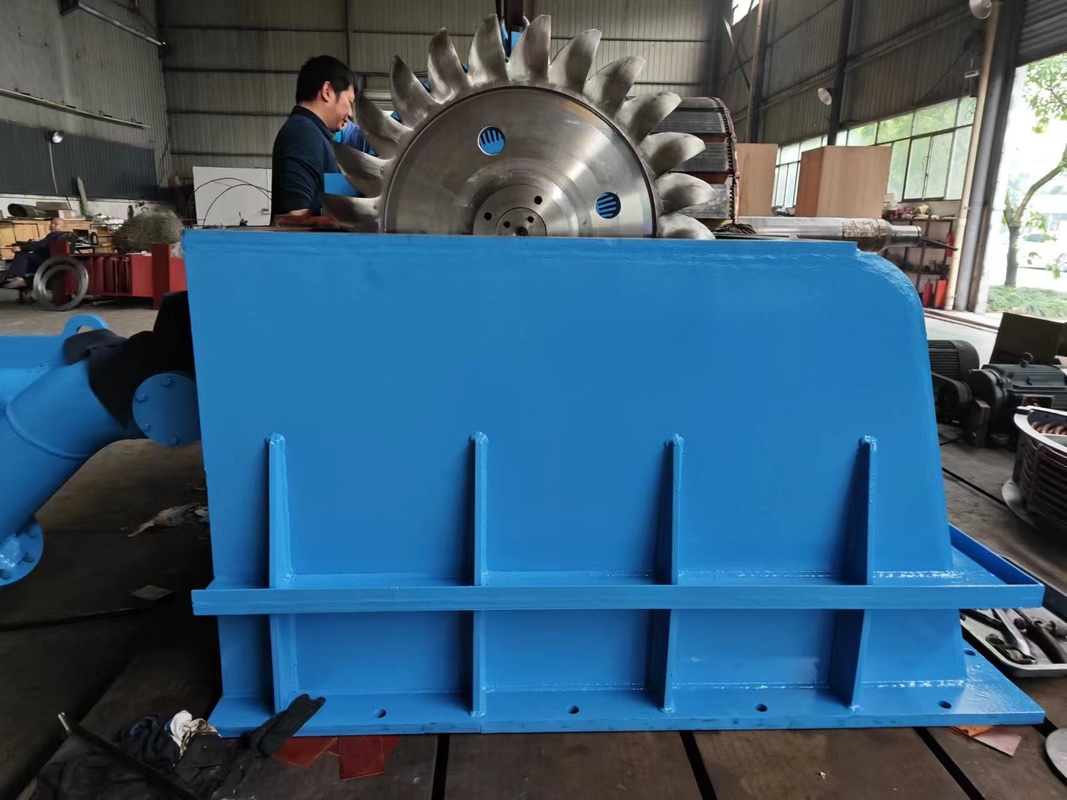 500KW-10MW 수력 터빈 발전기 다양한 물 머리 높이에서 450-1000rpm로 작동