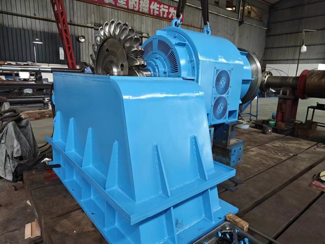 500KW-10MW 수력 터빈 발전기 다양한 물 머리 높이에서 450-1000rpm로 작동