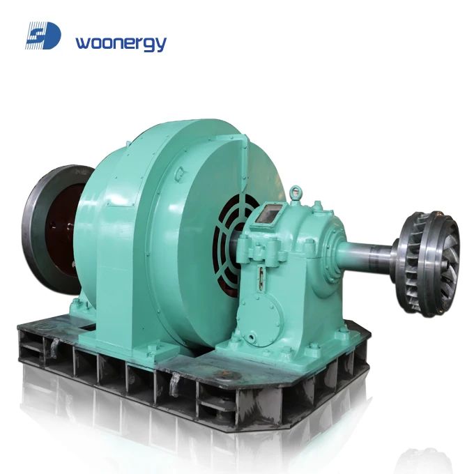 실내/외부 물 터빈 발전기 450-1000 RPM 200kW-20MW 220V-690V 출력