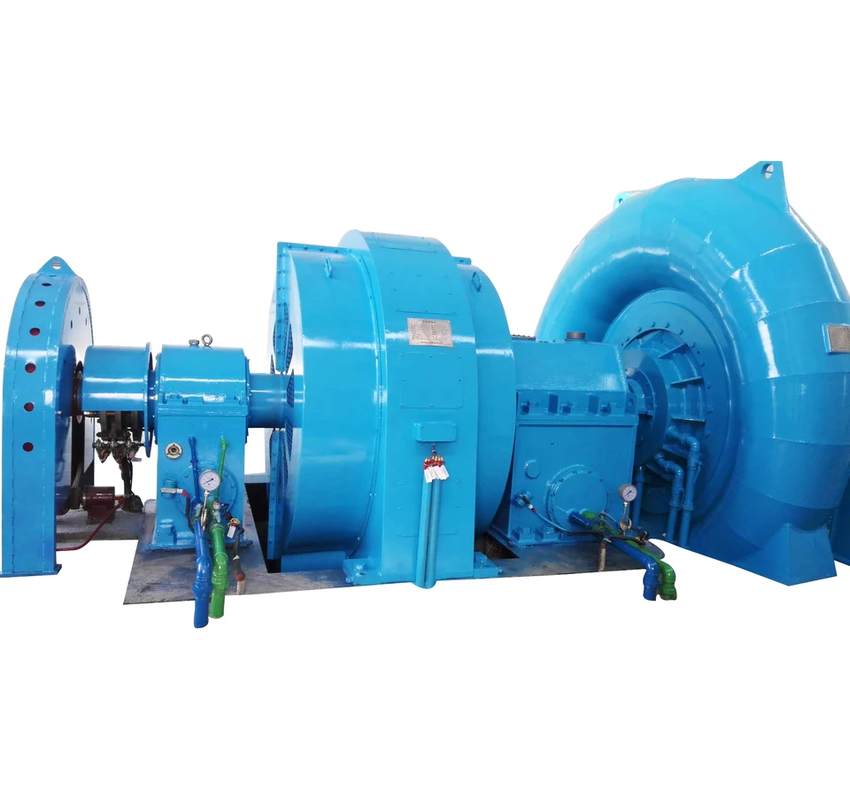 효율성 스테인리스 스틸 프랜시스 터빈 발전기 400V-10kV 자동 제어 수직 / 수평