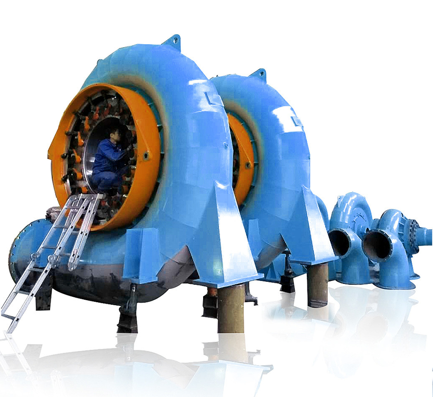 450-1000rpm 20mw 용량 카플란 터빈 발전기 50HZ/60HZ 강철 및 스테인레스 스틸
