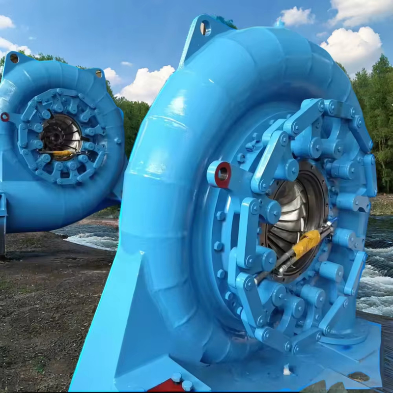 물 터빈 발전기 수직 설치 200kw-20mw 전력 출력 브러시리스 흥분 모드
