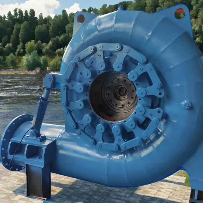 스테인리스 스틸 프랜시스 터빈 발전기 90%~96% 효율과 300KW~20MW 전력