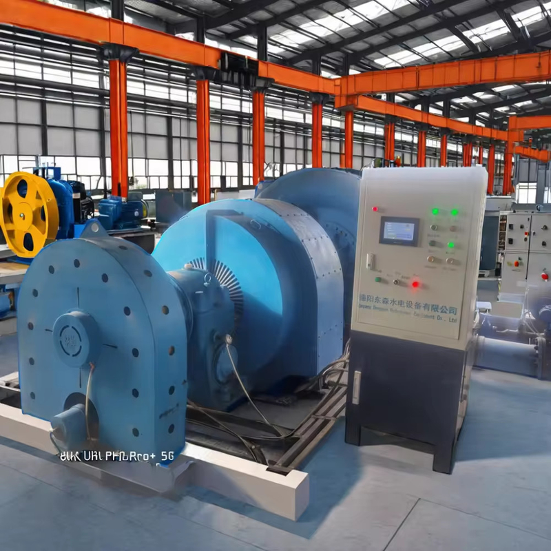 200kw-20mw 수력 터빈 발전기 다양한 물 머리 50HZ/60HZ 주파수 450-1000rpm