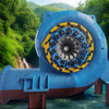 200kw-20mw 수력 터빈 발전기 다양한 물 머리 50HZ/60HZ 주파수 450-1000rpm