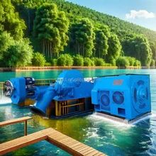 220V-11000V 터고 터빈 50-400M 정격 전압 200KW-30MW