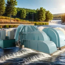 커스텀 엔지니어링 100kw-50mw 펠튼 터빈 에너지 발전기 50/60Hz 높은 머리