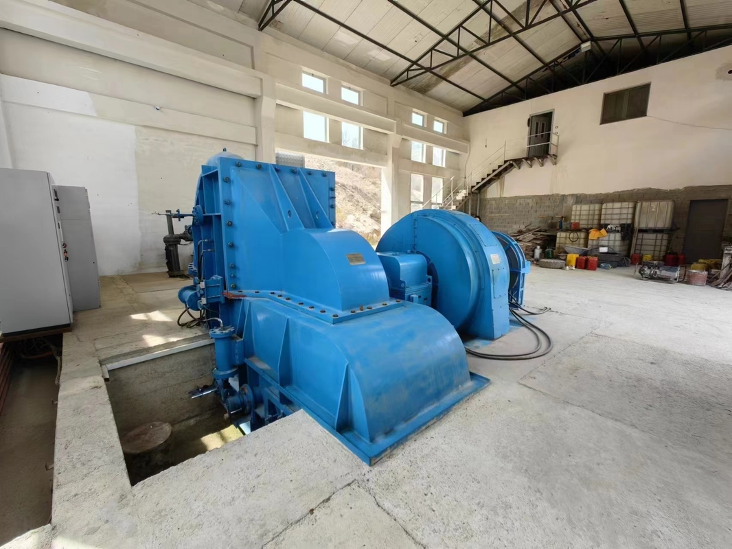 철철 펠튼 휠 터빈 발전기 가등 전류 100A-1000A 100KW-50MW