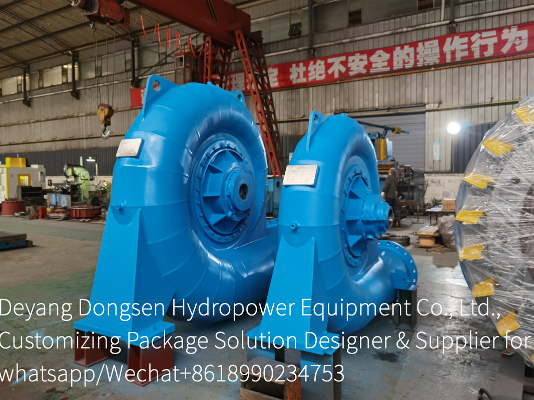 공기 / 물 냉각 물 터빈 발전기 200kw-20mw 등급 주파수 50Hz/60Hz