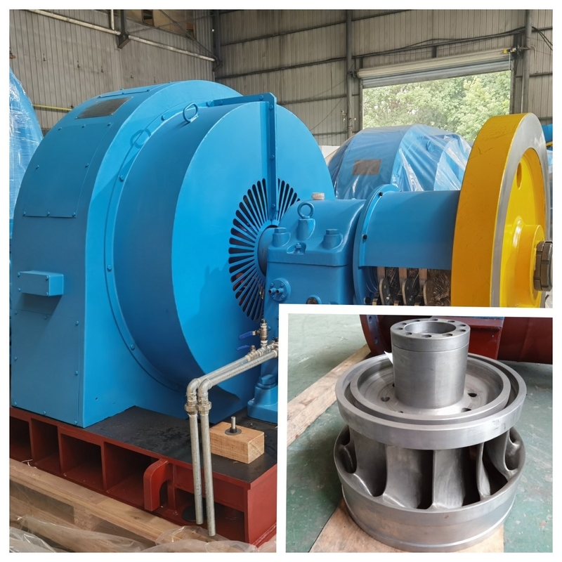 수직 또는 수평 1000kw 프랜시스 물 터빈 발전기 자동 제어