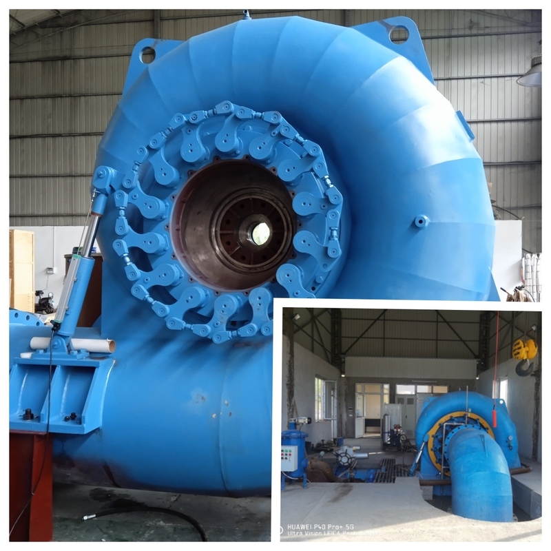 수직 또는 수평 1000kw 프랜시스 물 터빈 발전기 자동 제어