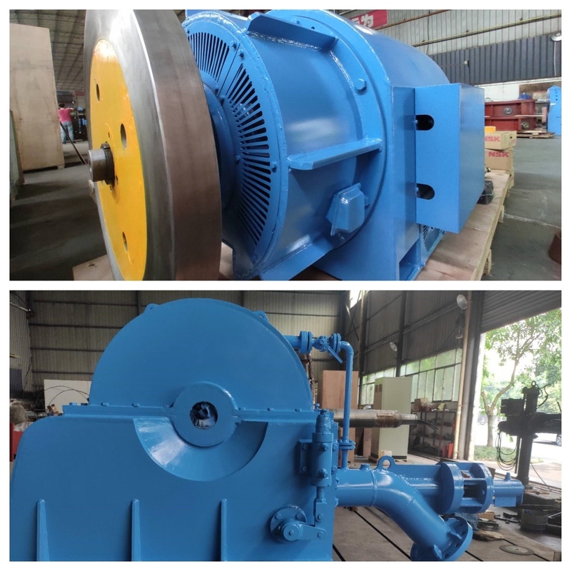 철철 펠튼 휠 터빈 발전기 가등 전류 100A-1000A 100KW-50MW