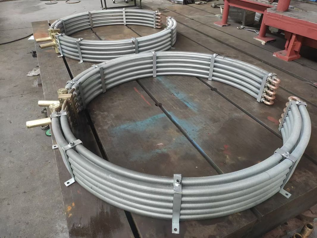 오일 점도 범위 10-500 CSt 수압 오일 냉각기 OEM 오른쪽 수압 유체 냉각 및 시스템 온도 안정성을 제공합니다