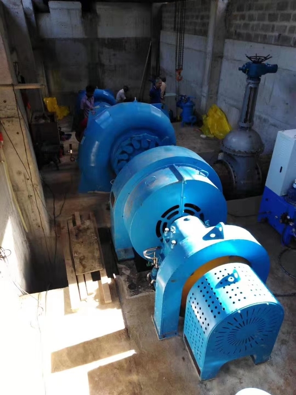 4mW 용량 지속가능한 발전소용 프랜시스형 수력 터빈
