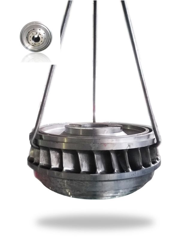 수력 발전 수력 터빈 러너 맞춤형 블레이드 길이와 300rpm 등급 로터 속도