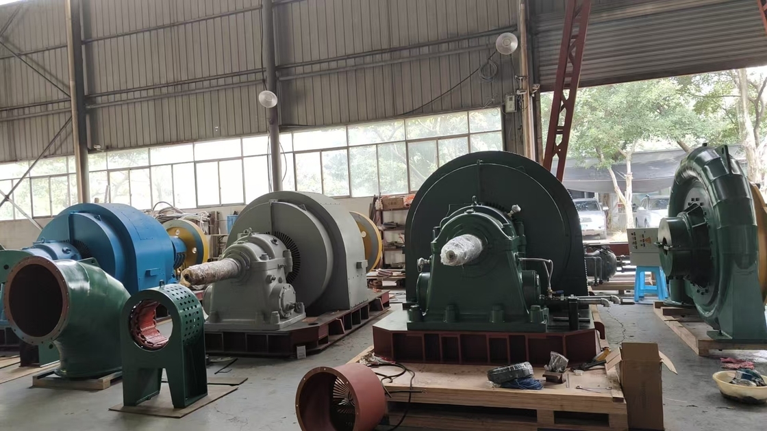 고속 또는 저속 회전 수력 터빈 러너 600RPM 및 750RPM에서 단단한 금속 물질