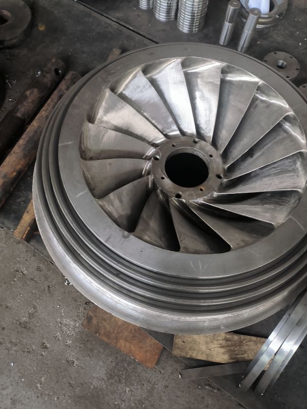 사용자 정의 입구 지름 1-5 미터 수력 터빈 러너 및 등급 로터 속도 100rpm 200rpm 300rpm 500rpm 1000rpm