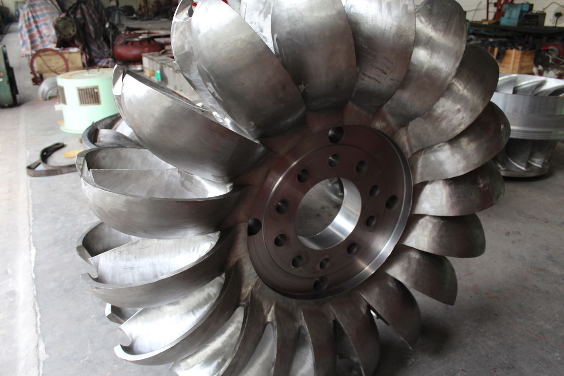 사용자 정의 입구 지름 1-5 미터 수력 터빈 러너 및 등급 로터 속도 100rpm 200rpm 300rpm 500rpm 1000rpm