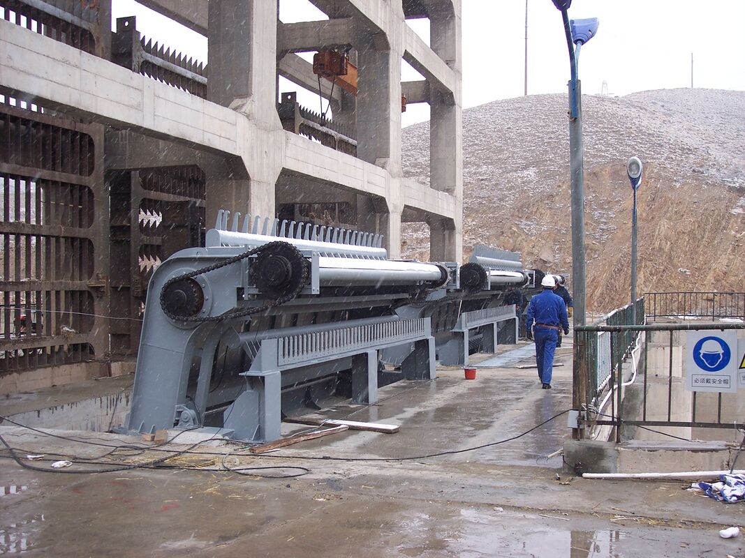 산업용 쓰레기통 청소 기계 0.40-1000KW 전력 및 효율적인 쓰레기 제거를 위해 4.5 - 16 mm 두께