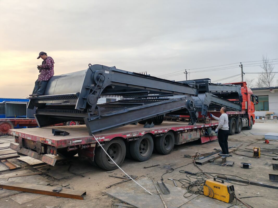 OEM 쓰레기통 청소 기계 4.5 ~ 16mm 두께와 0.39 ~ 15mm 격자 간격