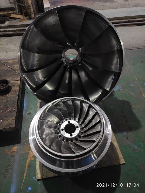 높은 경식 저항성 수력 발전소용 수력 터빈 러너 92% 효율과 10 MPa 입력 압력