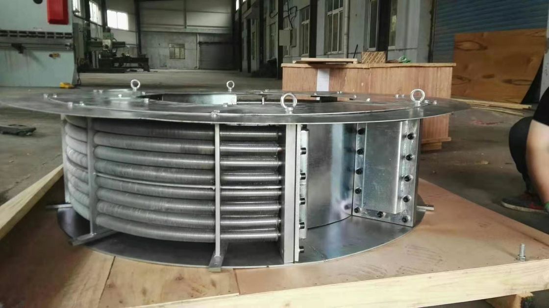 산업용 벽에 장착 된 수압 오일 냉각기 10-50 kg 유체 파이프 작동 온도 범위 0-80 °C 성능